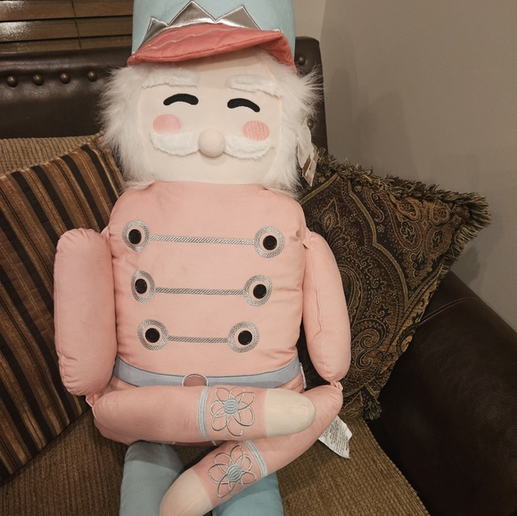 Isaac Mizrahi 5ft Nutcracker Toy Soldier pillow - Picture 2 of 5